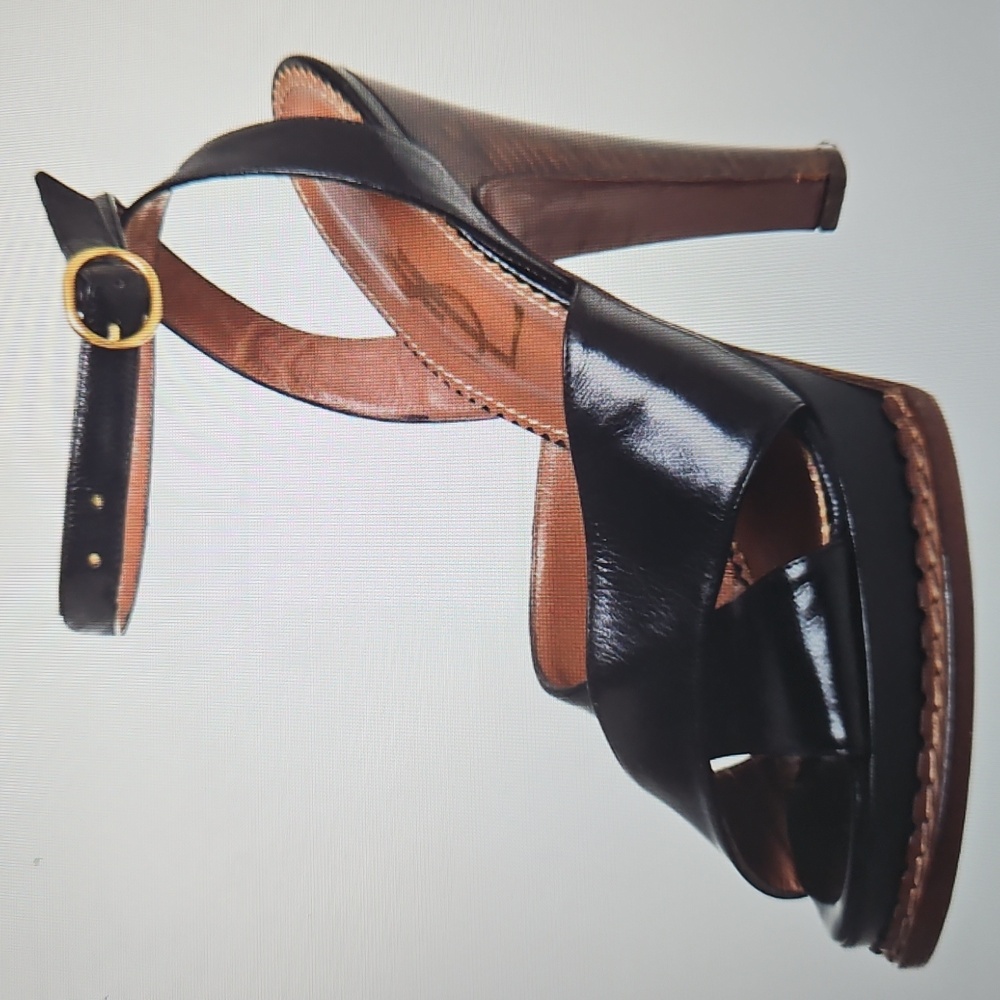 YSL: Vintage Tom Ford Era Rive Gauche Espresso Brown Sandals